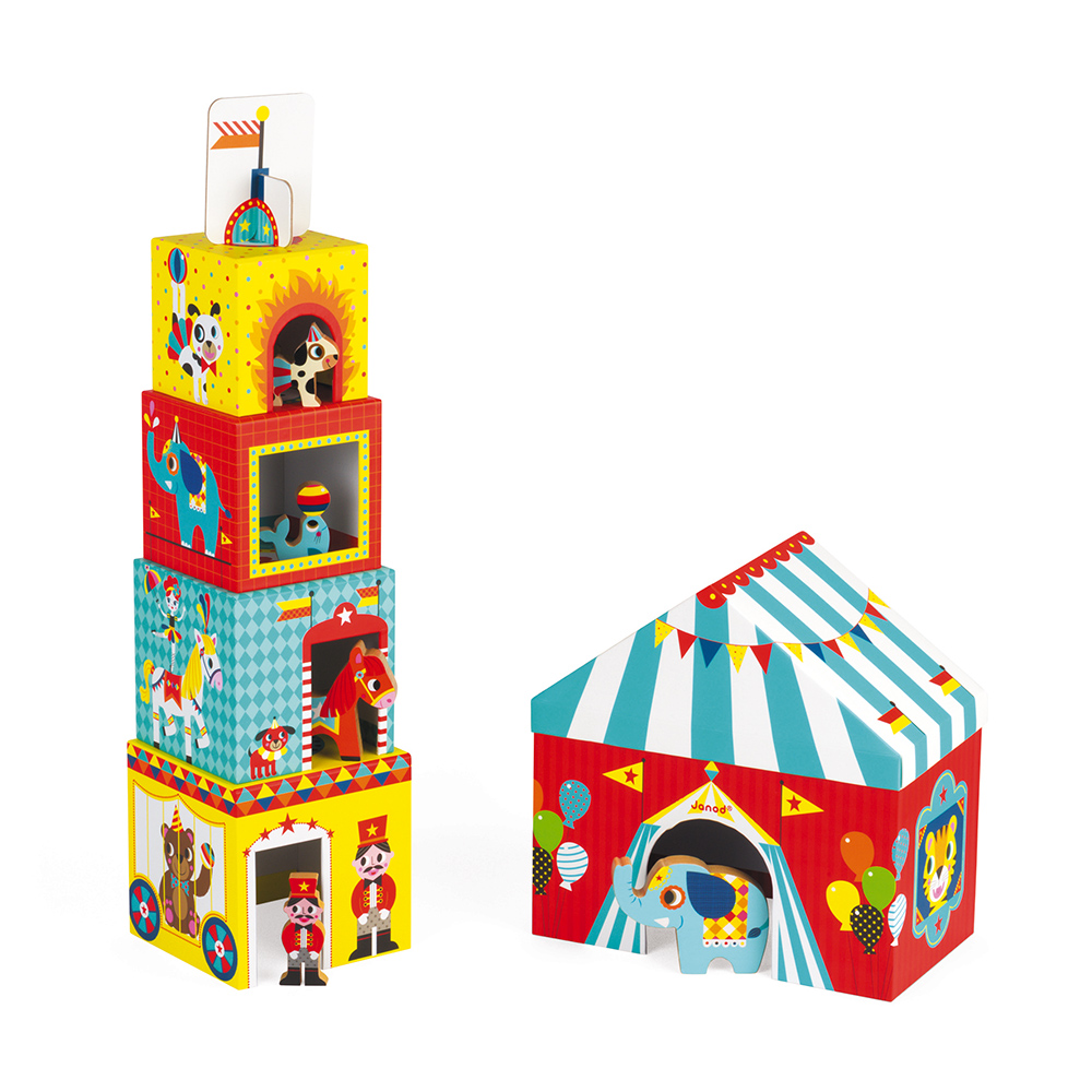 MULTIKUB CIRQUE MULTICOLORE Janod