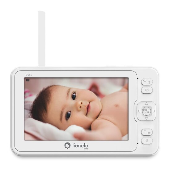 Lionelo Babyphone vidéo Babyline 8.3 White  Lionelo Babyphone vidéo Babyline 8.3 White
