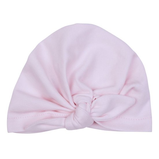 BB&Co Bonnet turban Rose Pastel 