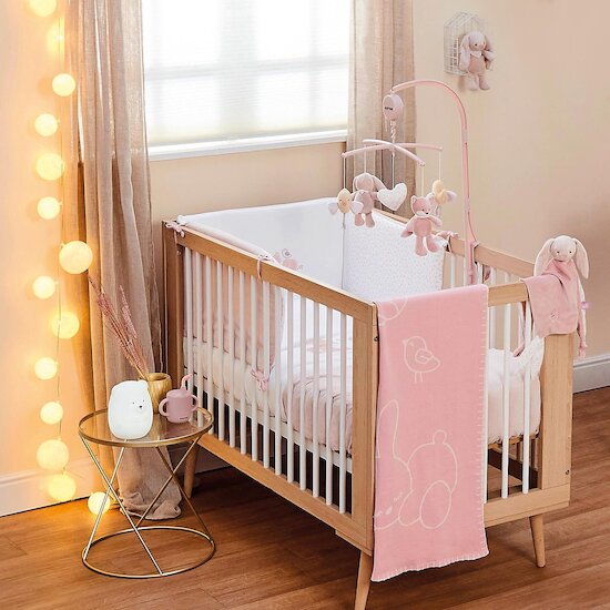 Nattou Mobile musical Alice et Pomme Rose  Nattou Mobile musical Alice et Pomme Rose