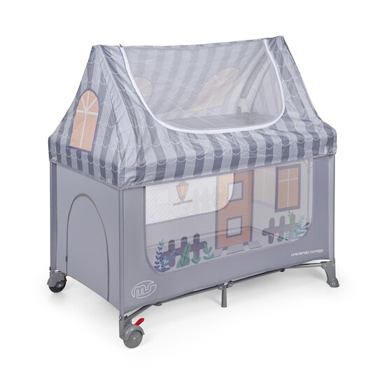 MS Innovaciones Lit bébé home Gris  MS Innovaciones Lit bébé home Gris