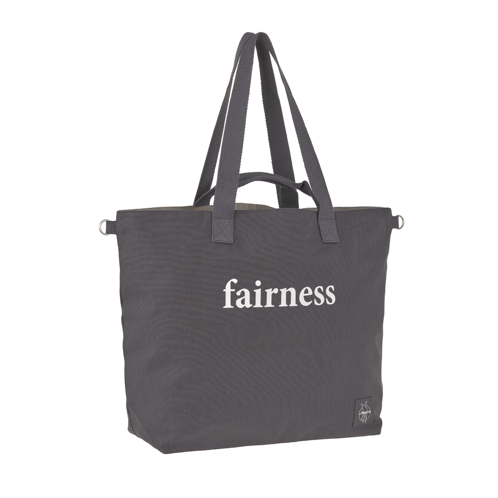 Sac shopper Cotton Statement green label GRIS Lässig