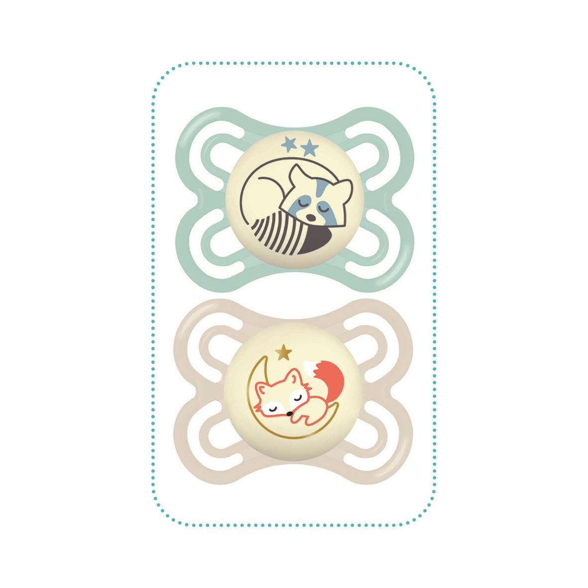 MAM - 2 sucettes Perfect + boîte de stérilisation MULTICOLORE MAM