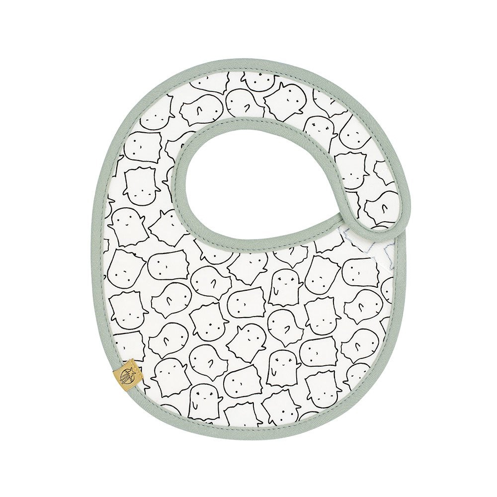 Bavoir éponge imperméable Little Spookies VERT Lässig