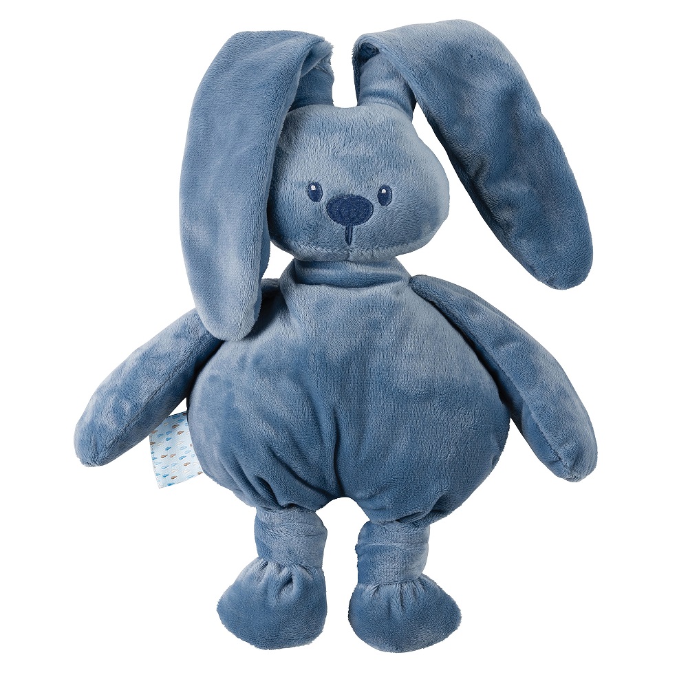Peluche lapin Lapidou doux BLEU Nattou