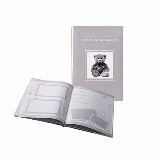 Domiva Livre de naissance Ourson Gris 