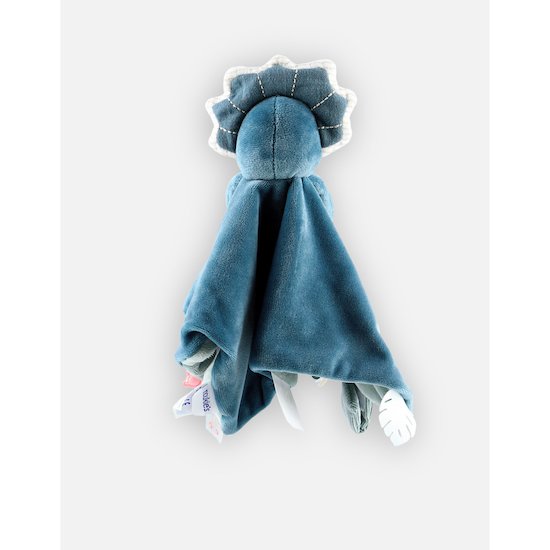 Noukie's Doudou Veloudoux Dino Ops Tiga & Stegi Bleu  Noukie's Doudou Veloudoux Dino Ops Tiga & Stegi Bleu