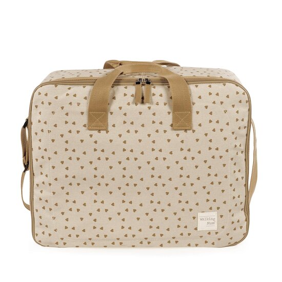 Walking Mum Valise Coeurs Poppy Cannelle 