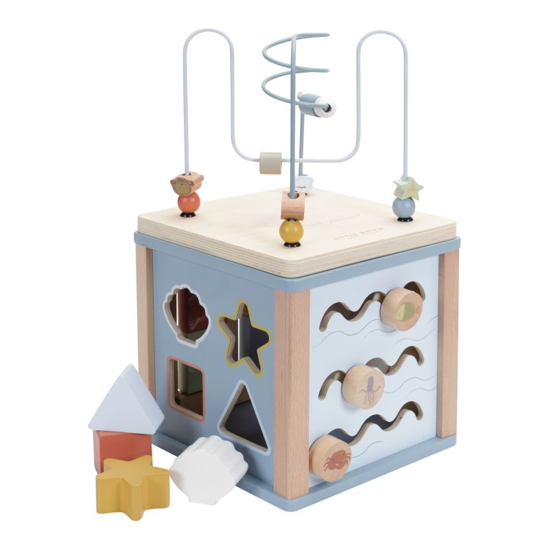 LITTLE DUTCH - Cube d'activités BLEU Little Dutch