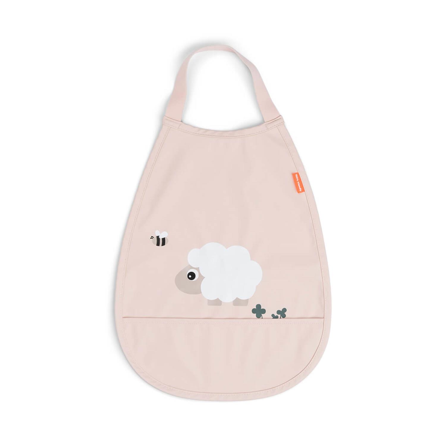 Bavoir élastique Tiny farm ROSE Done by Deer
