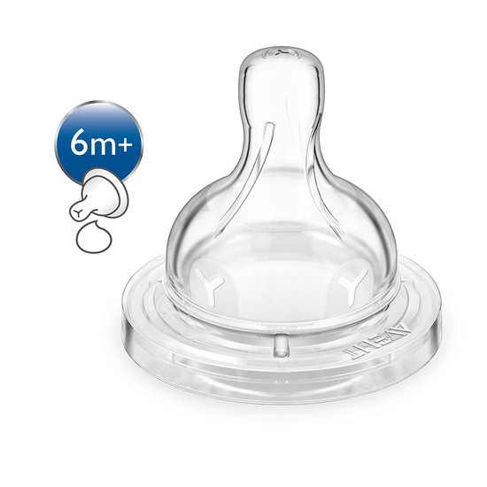 Philips Avent 2 tétines 3M+ / 4T  Liquides épais