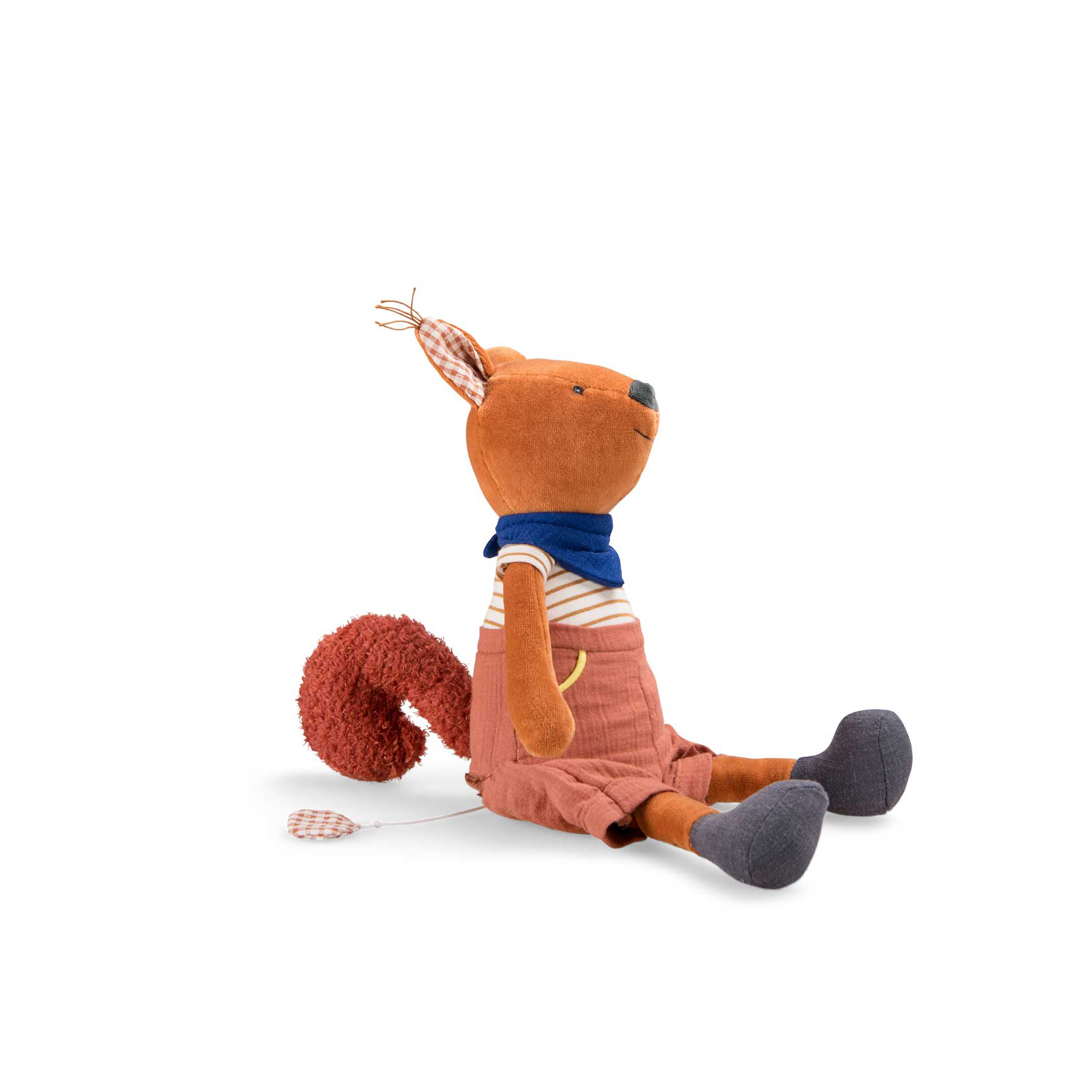 MOULIN ROTY - Ecureuil musical Pomme des bois MARRON Moulin Roty