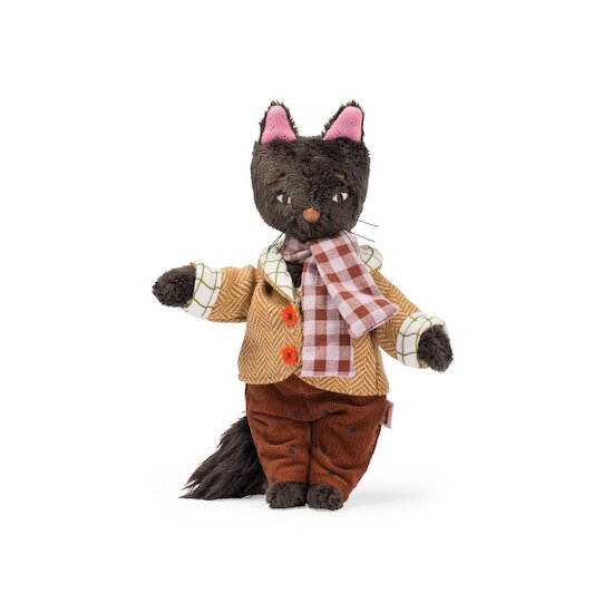 Moulin Roty Poupée Léon le chat Les Minouchkas Multicolore  Moulin Roty Poupée Léon le chat Les Minouchkas Multicolore