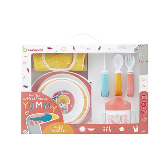 Coffret Repas Yummy 7 Accessoires Badabulle De Badabulle
