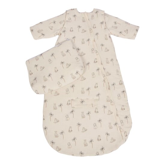 Candide Douillette nomade avec manches amovibles Imprime Lange Tigre 9-24 mois