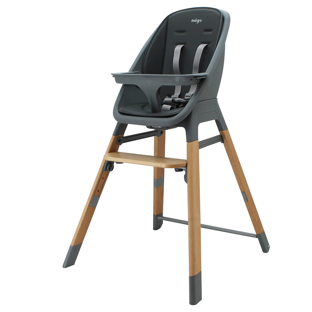 Chaise haute Mady 4 en 1 GRIS Migo