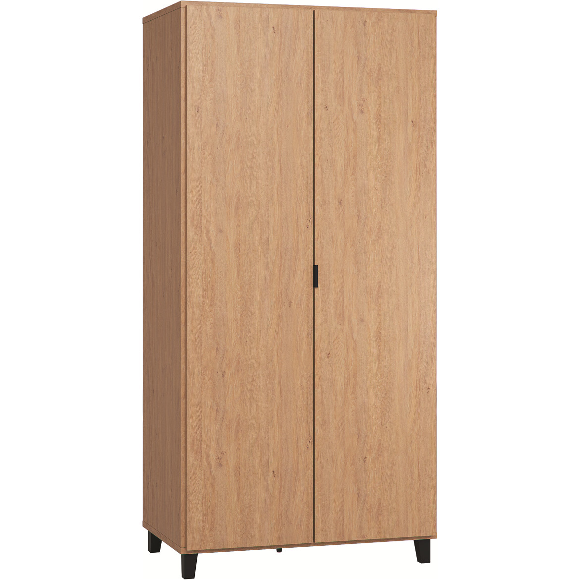 Vox - Armoire 2-portes Simple MARRON Vox