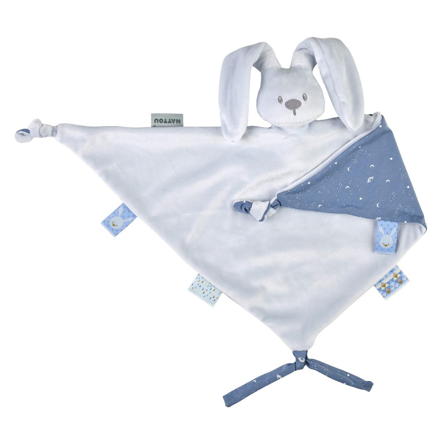Maxi doudou Lapidou Glow BLEU Nattou