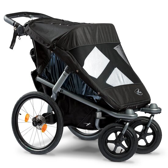 TFK Remorque VELO2 avec attelage pour vélo Black  TFK Remorque VELO2 avec attelage pour vélo Black