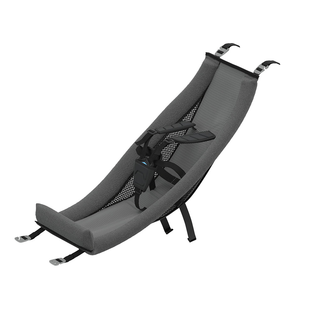Hamac matelassé pour nouveau-né compatible remorque NOIR Thule