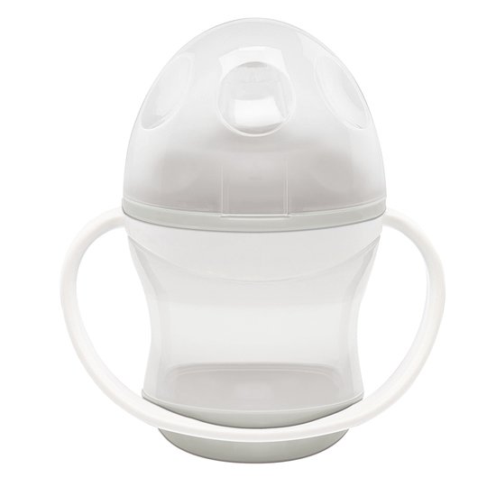 Thermobaby Tasse anti-fuites avec couvercle Blanche 