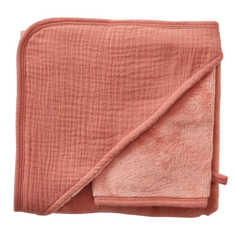 BB & Co - Cape de bain et gant de toilette Mix & Match ORANGE BB&Co