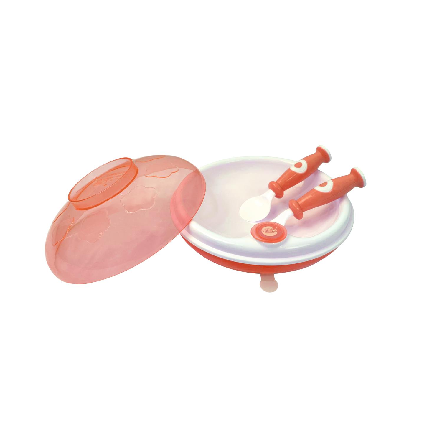 Assiette garde au chaud et couverts ORANGE dBb Remond