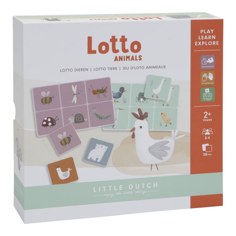 Lotto animaux MULTICOLORE Little Dutch