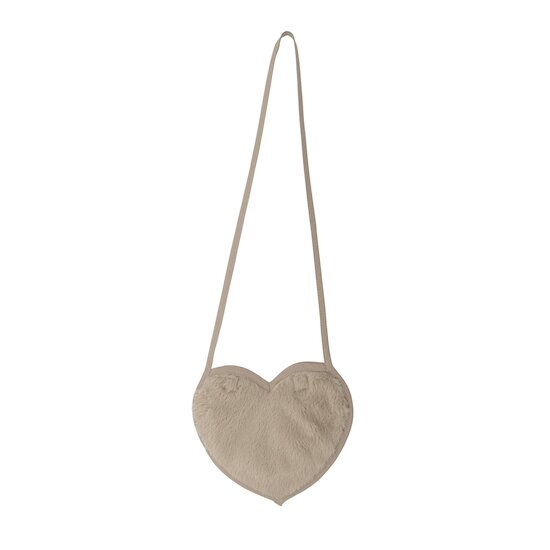 BB&Co Sac à main cœur Beige 