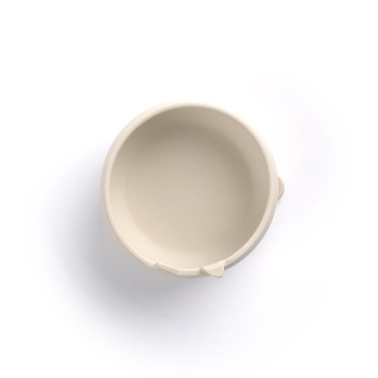 Jané Set bol et cuillère en silicone  Sand  Jané Set bol et cuillère en silicone  Sand