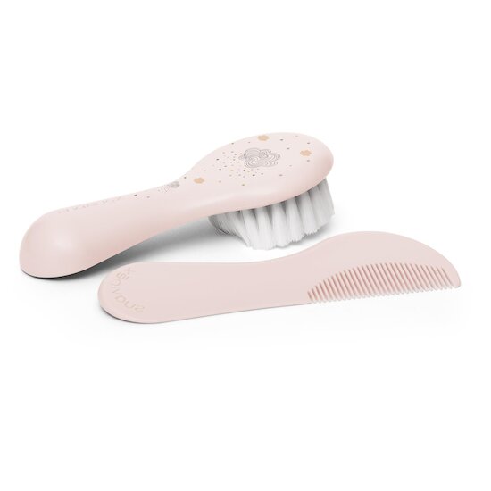 Suavinex Brosse et peigne Rose 