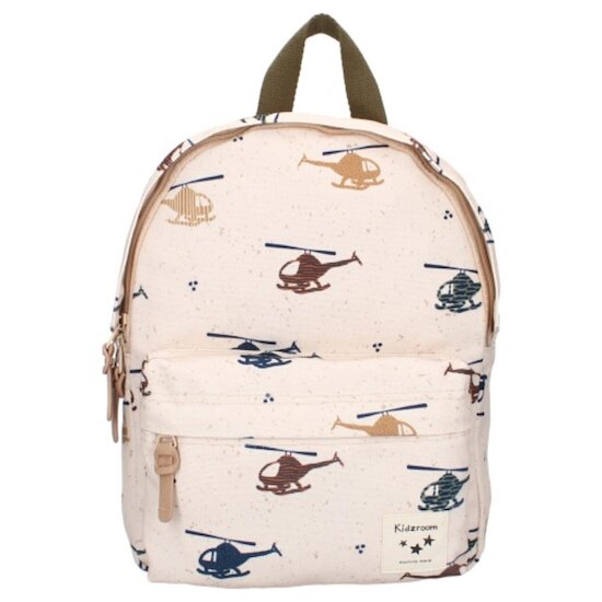 Kidzroom Sac à dos enfant hélicoptères Sable  Kidzroom Sac à dos enfant hélicoptères Sable