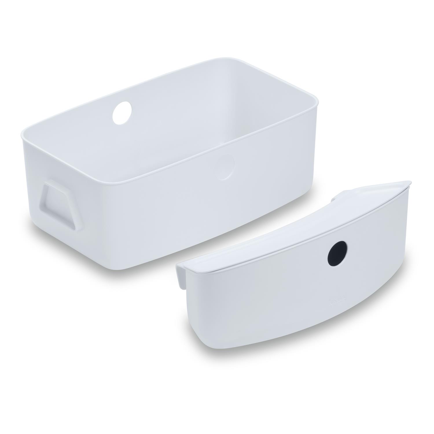 Boîtes de rangement pour chaise haute Alpha+ BLANC Hauck