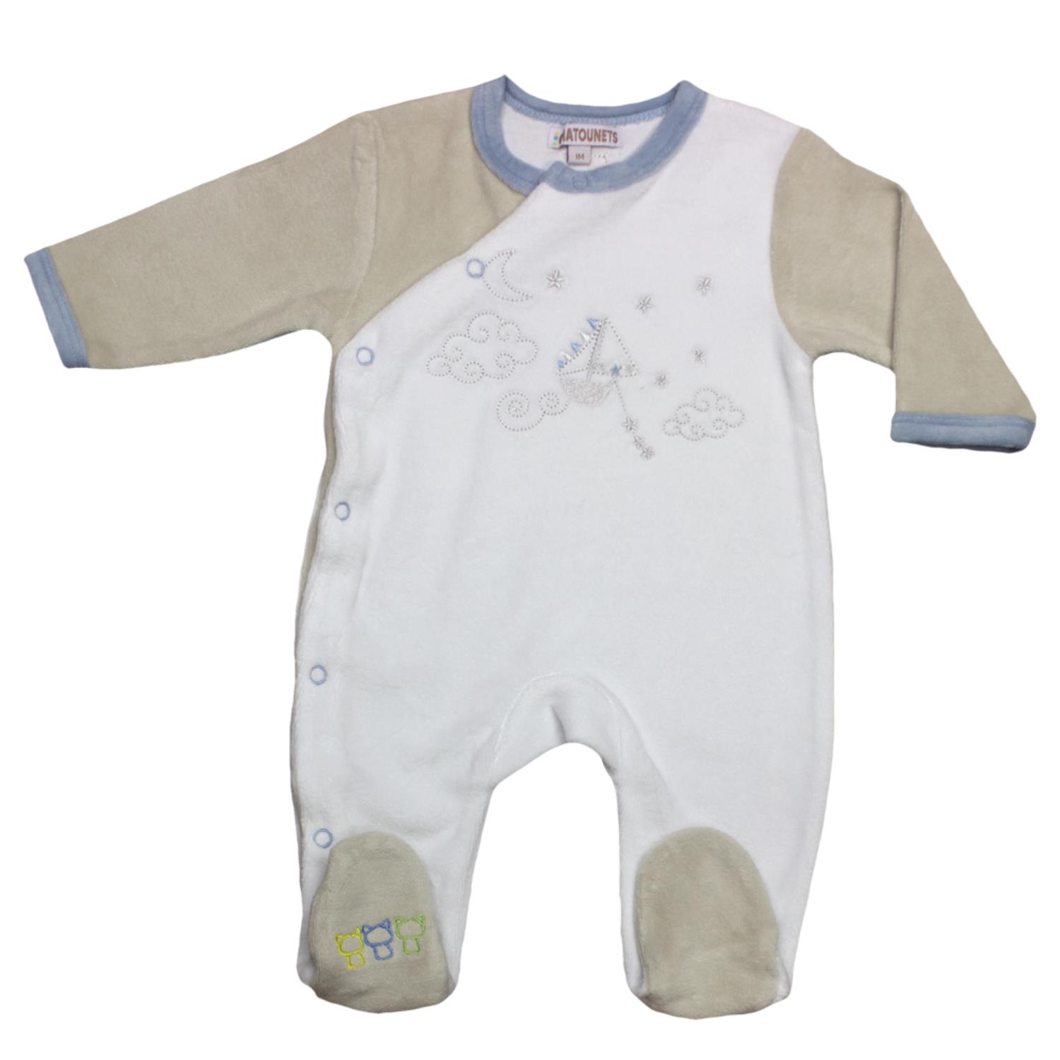 Les Chatounets - Dors bien petit bateau rose BLEU Les Chatounets