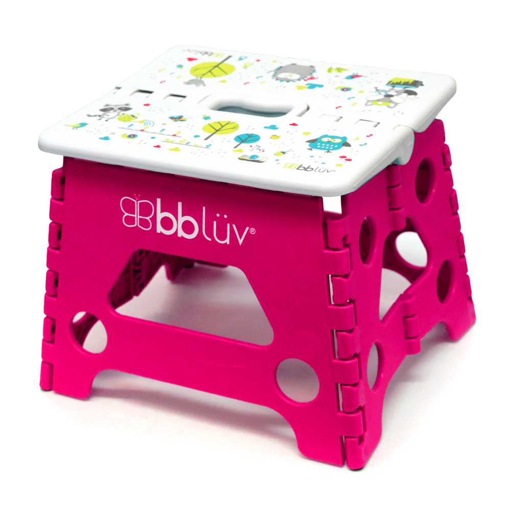 BBLUV - Marchepied pliable ROSE BBlüv
