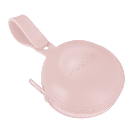 BB&Co Etui pour sucette en silicone Rose Poudré 