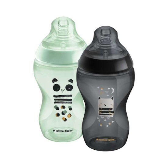 Tommee Tippee 2 Biberons Closer To Nature Blanc 340 ml