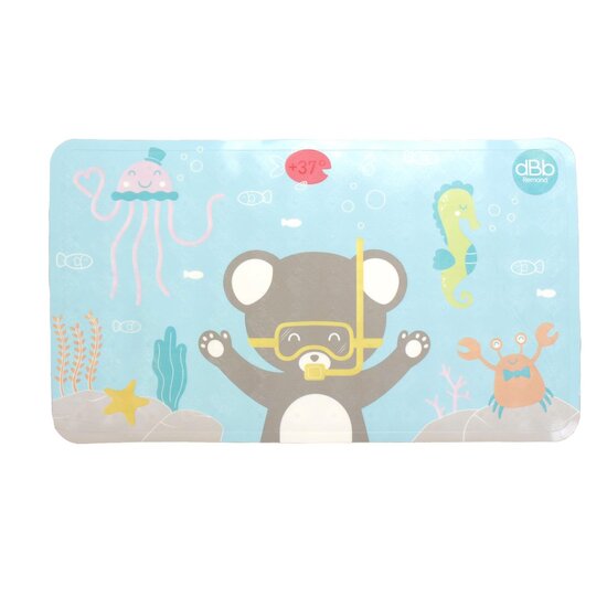 dBb Remond Tapis de bain ourson antidérapant Multicolore 