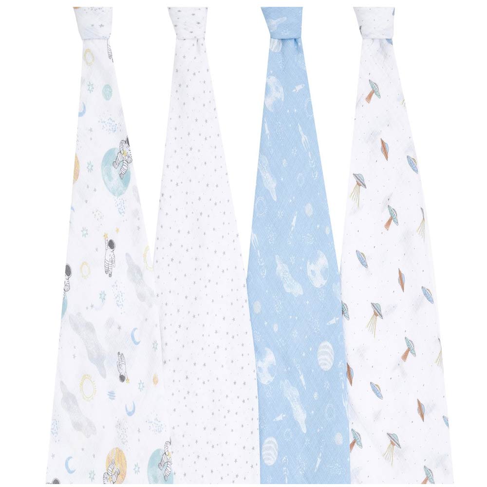 4 langes en mousseline de coton Essentials MULTICOLORE Aden et Anais