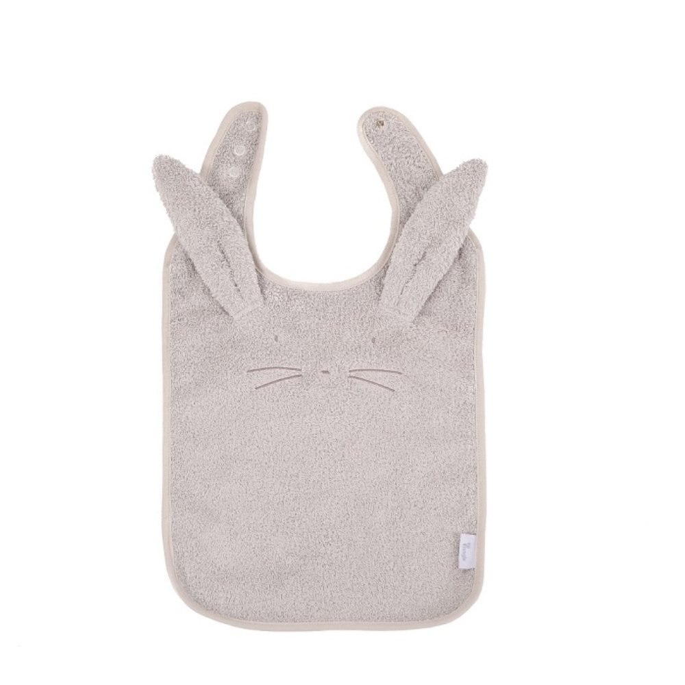 Bo Jungle - Bavoir en éponge de coton bio B-Bib GRIS Bo Jungle