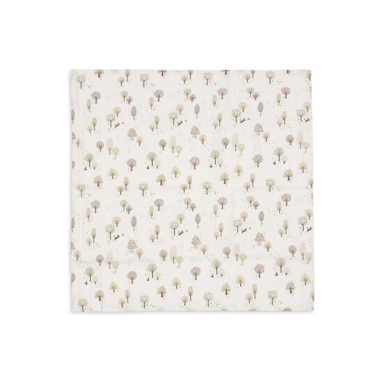 Jollein Lot de 3 Lange Gaze de Coton Small Tiny Park Multicolore 70x70 cm