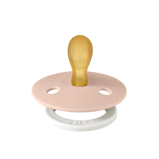 BIBS Tétines Colour Caoutchouc naturel Symétrique Blush Glow 