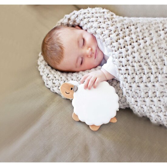 Hape Veilleuse musicale mouton Blanc  Hape Veilleuse musicale mouton Blanc