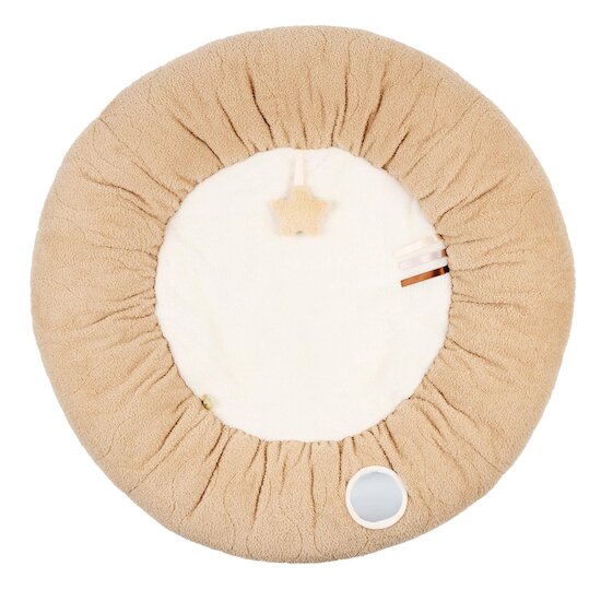 Nattou Tapis Teddy pouf avec arches naturel Beige  Nattou Tapis Teddy pouf avec arches naturel Beige