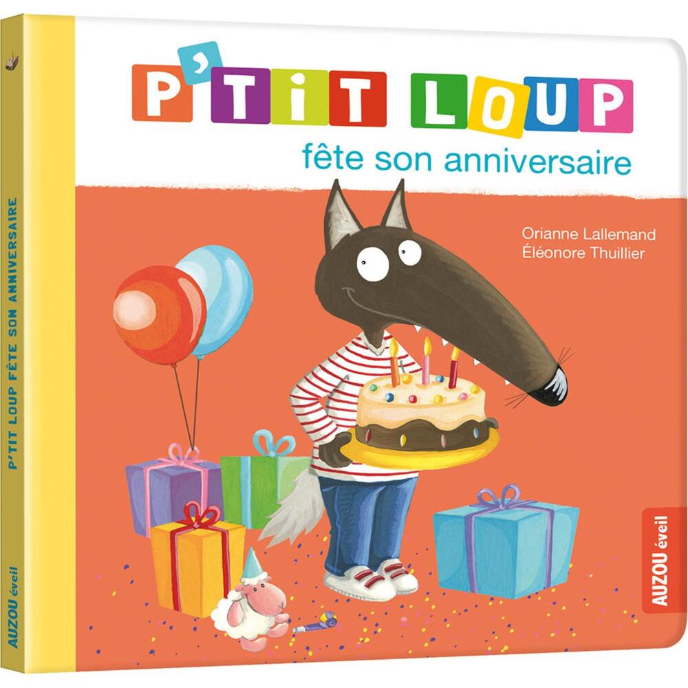 P'tit loup fete son anniversaire MULTICOLORE Auzou