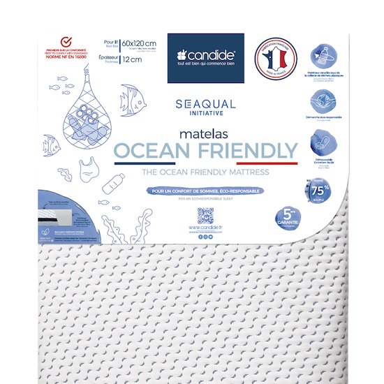 Candide Matelas Ocean Friendly  60x120 cm