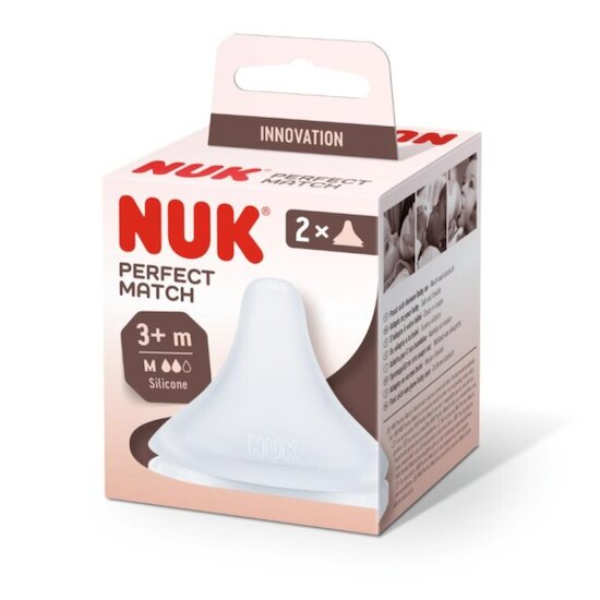 Nuk 2 Tétines Perfect Match Multicolore  Nuk 2 Tétines Perfect Match Multicolore