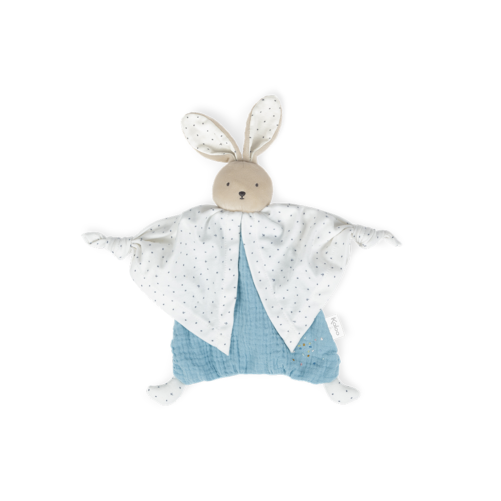 Kaloo - Petit Pas - Doudou Coton Bio Lapinou MULTICOLORE Kaloo