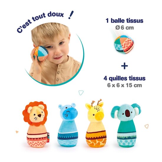 Ludi Quilles tissus Multicolore  Ludi Quilles tissus Multicolore