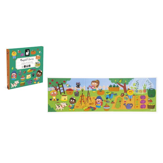 Janod Jeu éducatif Magneti'Stories Le Potager Multicolore  Janod Jeu éducatif Magneti'Stories Le Potager Multicolore